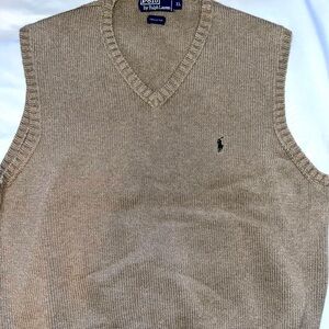 Polo by Ralph Lauren Men's Tan Sweater Vest